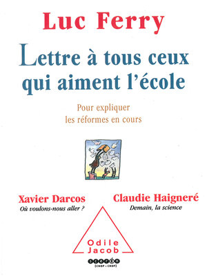 cover image of Lettre à tous ceux qui aiment l'école